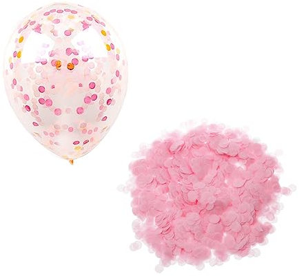 KOMBIUDA 50g Konfetti Ballons Hochzeits Und Geburtstagsdekoration Luftballons Mit Seidenpapier-konfetti Für Festliche Anlässe Romantische