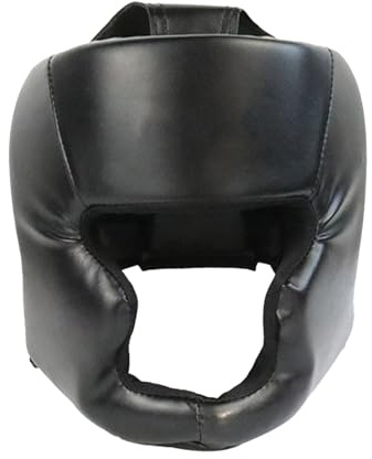 Kopfschutz Boxen Erwachsene Herren Damen, PU Leder Kopfschützer für Kampfsport Kickboxen Sparring Thaiboxen Training, Muay Thai Sparring Kampfsport Karate Taekwondo MMA Boxhelm Gesichtsschutz