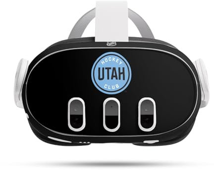 Head Case Designs Offizielle NHL Einfach Utah Mammoth Vinyl Haut Aufkleber kompatibel mit Meta Quest 3