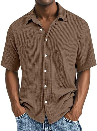 Commandes en Cours Solde Chemise Homme Blanche Slim Manches Courtes 3XL Pilote Hawaienne 5XL Lin Été Tee Shirt Voile De Coton Pirate Grande Taille T Amincissant Fluorescent Chemisette