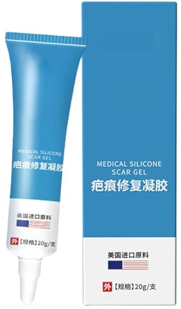 Narbenentfernungsgel Creme | 20g Narbencreme Für Hautpflege | Nicht Fettende Wasserfeste Formel Gegen Neue Und Alte Narben | Narbenbehandlung Für Gesicht Körper Schwangerschaft Akne OP Verletzung