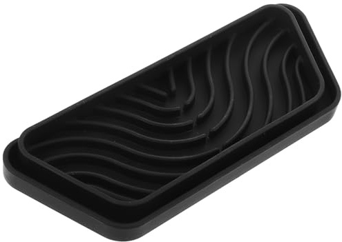 Sewroro Water Black Catcher Refrigerator Fridge for Drip Tray Silicone Install Easy and Simple Design Dispenser Use Kitchen and Coffee Bar