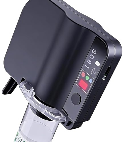 Pistola de pegamento eléctrica portátil, pegamento for manualidades de dispensación automática, aplicador de adhesivo, regulación automática de presión, compatible con fundas de goma d.