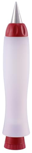 WESIEVYA Food Writing Pen Silicone Cake Decorating Tool for Cupcake and Cookie Icing Silicone Mounting Tip for Baking Random Style