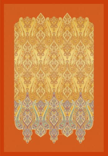 Bassetti RAGUSA Plaid aus 100% Baumwolle in der Farbe Gold Y1, Maße: 135x190 cm - 9321946