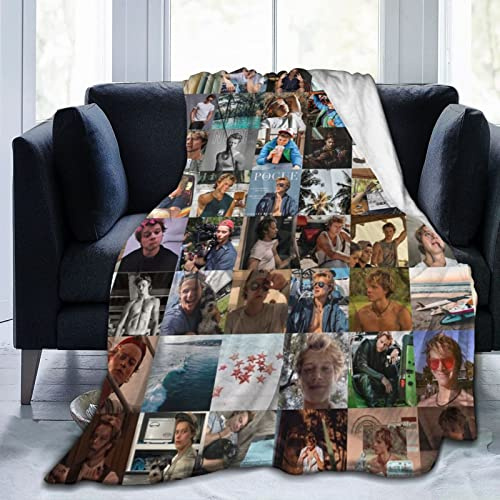 YINGD JJ Maybank Mehrzweckdecke, superweich, flauschig, warm, gemütlich, plüschig, dick, für Kinderbett, Sofa, Stuhl, Wohnzimmer, Geschenke, Reisen, Strand, 125 cm x 100 cm