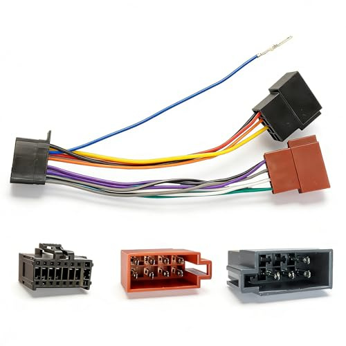 SPTSSWET 16 Pin ISO Wiring Harness Connector Adaptor Compatible with Pioneer AVH DEH AVIC CDP MVH FH SPH Model 2010 Up Replacement for Car Stereo Radio CD Wire Loom Adaptor