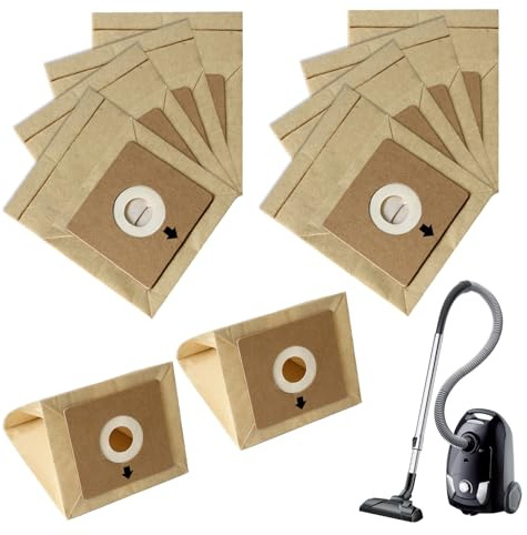 10Pack Vacuum Cleaner Bags for Bush Argos,Small Vacuum Bags,Vacuum Cleaner Dust Bags for Hoover Storage Bag Bush Model VCB35B15C1J7W-70 VYTRONIX RBC02 BC-402 BC-501 Argos Value VC-401 VC-402(10x11cm)