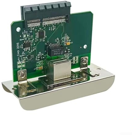 Tarjeta de red interna para Zebra ZT210 ZT220 ZT230 ZT200 Series Servidor de impresión térmica Puerto Ethernet, tarjeta de red Ethernet con cable interna para impresión de oficina