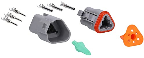 Kalitec 3-Polig DEUTSCH DT Steckverbinder Set - Wasserdicht IP68 Stecker