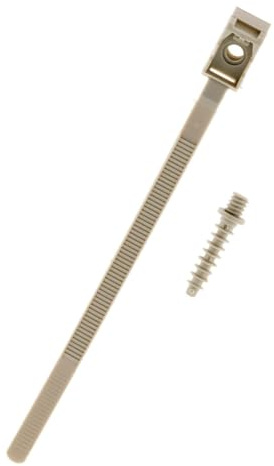 Zenitech - Lot de 100 colliers embases + chevilles Ø16/32mm