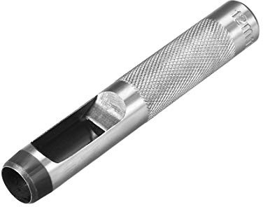 Sourcing Map Lochstanzer groß, rund, 12 mm, für Leder-Gürtel, Uhrenarmband, Dichtung