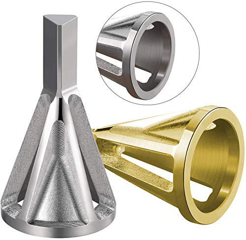 BETOY 2 pcs Entgratwerkzeug für Außenfasen, Deburring External Chamfer Tool,Grat Werkzeug entfernen,Bohrer Zubehör, Entgraten Außenfase Werkzeug für Metallaußendurchmesser