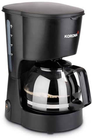 Korona electric Korona 12011 Kompakter Kaffeeautomat, Glas, schwarz