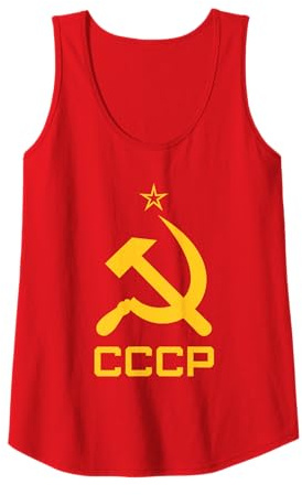 CCCP Union Soviétique Faucille et Marteau URSS Débardeur