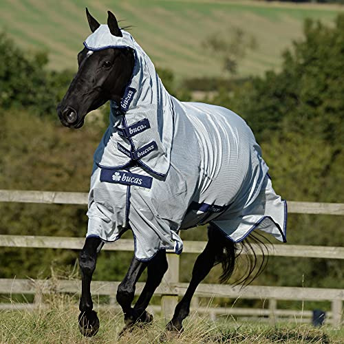 Bucas Buzz-Off X Full Neck Big Neck - Silver, Größe:135