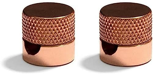 creative cables 2 Pezzi - Sarè Fissaggio a Parete, passacavo in Metallo per Cavo Tessile - Rame