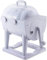 YINO Manual Portable Turbo Washing Machine Spin Dryer, Hand Cranked Turbine Washer Non-electric Travel Laundry Washer Spin Dryer Combo for Camping Apartments Dorms RV Business Trip, White, (123)
