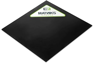 MATNIKS Nitrile Rubber Sheet (NBR) -12in x12in x 1/16” Thick, Fuel and Oil Resistant, Shore A60 Hardness, Black Smooth Finish, Ideal for Gaskets, Sealing, Automotive, Machinery, Plumbing, DIY Projects