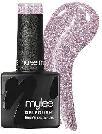 Mylee Reflective Gel Nail Polish 10ml [Girls' Best Friend] UV/LED Soak-Off Nail Art Manicure Pedicure for Professional, Salon & Home Use [Spotlight Range] - Long Lasting & Easy to Apply
