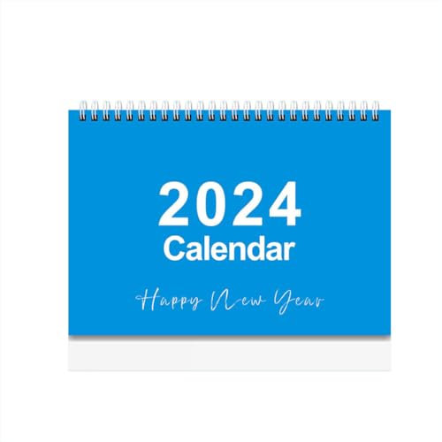 2024 Tischkalender monatlicher Tischkalender kleiner Tischkalender 228 cm x 185 cm stehend umklappbarer Kalender Monatsplaner für Zuhause Büro Schule