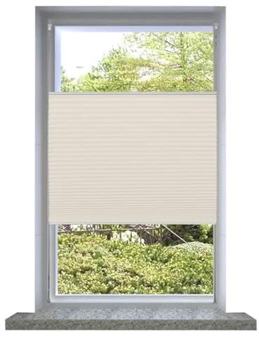 Furniture Select Plissee-Rollo, 100 x 150 cm, cremefarben