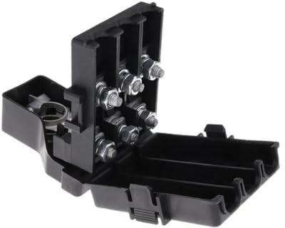 Portafusibili per autoveicoli da 32 V Morsettiera a Vite a 3 Vie Compatibile con fusibili di Tipo Ans Ang Ang