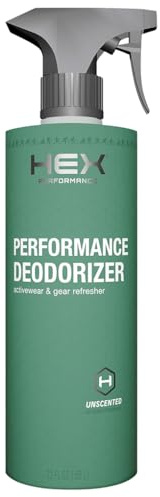 HEX Performance Deodorizing Spray, Fragrance Free, 22oz - Awesome for Shoes, Gear, Activewear & Fabrics, Yoga Mats & Gym Equipment, Carpet, Pets, Odor Eliminator & Fabric Refresher Spray