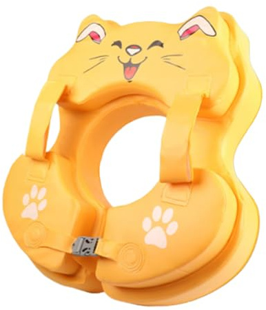 Toddler Pool Float - Non Inflatable Swim Float, Swimming Practice Aid For Children| PVC Swimming Trainer For Kids 6–36 Months Girls Boys, Anti Rollover Safety Design, Comfortable Fit Baby Pool Ring