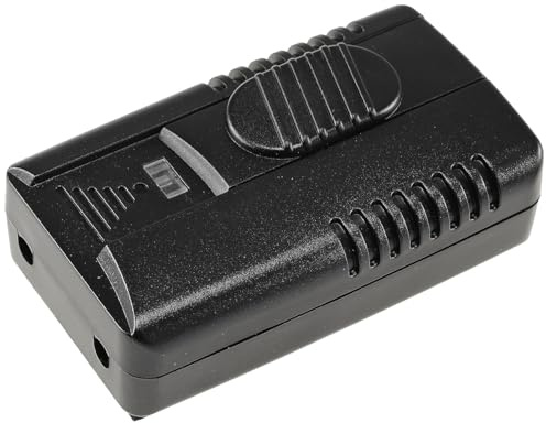 Trano Fußdimmer 230V für LED (3-100W) & Halogen (75-300W) | Phasenanschnitt | Dimmer mit 6-poligem Anschluss & Sicherung