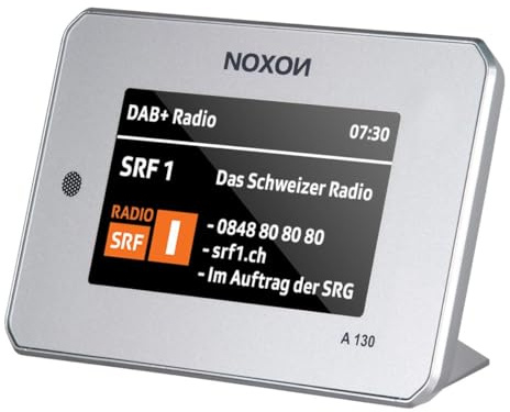 Noxon A 130 Silber - Audio Adapter, DAB+/UKW & Internet-Radio