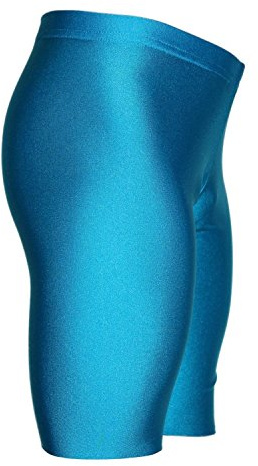 GymStern Turnhose 1/2 Leggings aus Lycra mit Glanzeffekt