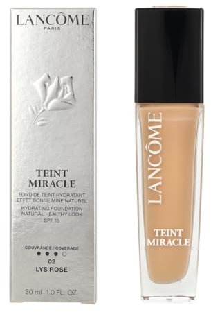 Lancôme Teinte Miracle Fondotinta Liquido, 02 Lys Rosé, 30 ml