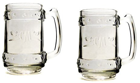 Captain Morgan's Spiced Rum Glass Tankards SET OF 2