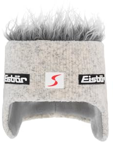 Eisbär Mütze mit Haaren Herren & Damen Cocker Weiß - Unisex mit Fleece schützt vor Kälte und Wind - Herrenmütze Damenmütze Sportmütze Haube aus Österreich