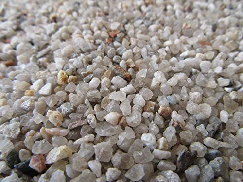 Doubleyou Geovlies & Baustoffe 1kg bis 30 kg Aquariumkies - Made in Germany - Quarzkies grau Weiss, 2-3 mm (10)