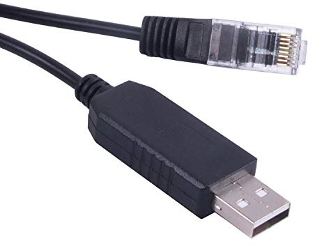 usangreen Skywatcher Goto Control EQMOD Kabel für HEQ5pro AZEQ5 AZEQ6 EQ6-R, 180 cm, PC zur Montage von schwarzem Kabel, USB auf RJ45 8P8C, für Laptop und PC, ASCOM-Software Steuerung