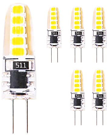 Chao Zan G4 LED Lampen-3W G4 LED Birnen Ersetzt Halogenlampen, 300lm AC 220V LED Leuchtmittel, 2800-3000K Warmweiss Licht Birne G4 LED Glühbirnen, 360° Lichtwinkel Non dimmable für Tischlampe