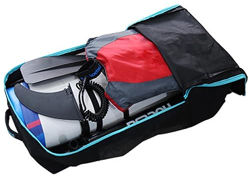 Paddle Board Rucksack, 125L Kajak Paddeltasche, Surfbrett Rucksack Tasche, Wasserdichter Rucksack Für Aufblasbares Stand-Up Paddleboard,Reiserucksack Für Aufblasbares Paddleboard Board Tragetasche