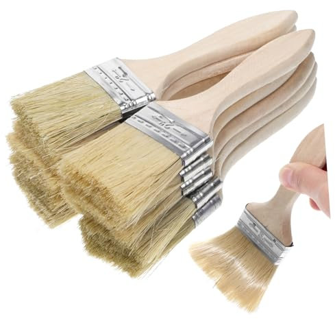 HOMSFOU 10pièces Pinceaux Multi-usages De Pinceaux pour Peinture Cuisine Et Pâtisserie Brosse pour Applications Variées