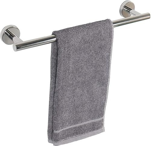 YUET Towel Rail 60CM Chrome Hand Towel Holder Bar Bathroom Holders For Bathrooms Kitchen Dish Cloths Hanger 304 Stainless Steel RUSTPROOF Wall Mounted 24'' (Polished Mirror)