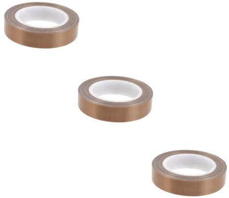 BUGUUYO 3 Rollen Ptfe Dichtung Band Für Vakuum Versiegelung Hand Sealer Bänder Isolierung Schwarz Wärme Isolierung
