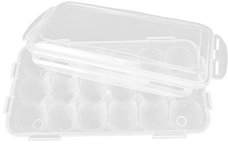 Tofficu Porte-œufs à Compartiments Multiples Pour Réfrigérateur Boîte à Œufs Portable Pour Cuisine Et Stockage Œufs
