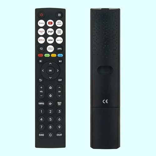 Ersättande röstfjärrkontroll ERF2AD36, passar till Hisense QLED Smart TV 58E6NT 43E6NT 50E6NT 55E6NT 65E6NT 75E6NT 85E6NT