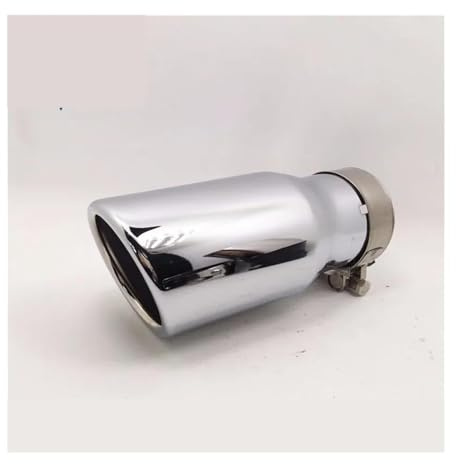 Tubo Escape Silenciador Para Wrangler Silenciador Escape Especial Coche Tubo Escape Modificado Entrada 60-63mm Longitud Punta Tubo Escape 185mm Tubo Final Coche