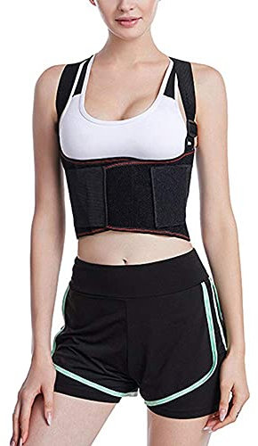 Vale la pena Tener - orto de la Cinta de Costilla de Soporte del Cofre E para Costillas rotas o agrietadas, Corrector de Hombro Ajustable Corrector de Espalda Cuerpo Mujeres Mujeres Alrededor de Las