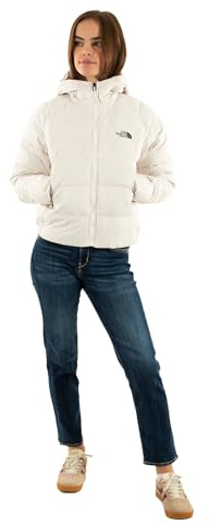 The North Face Hyalite Down Hoodie Veste pour femme White Dune S