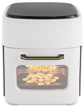 Owneed Friteuse à air chaud, capacité de 15 l, 1400 W avec écran couleur, déshydrateur de fruits, barbecue, friteuse à air sans huile pour rôtir, griller, cuire, déshydrater et garder au chaud