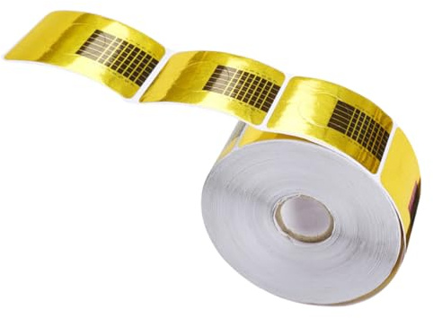 jojofuny 500 Autocollants en Papier pour Nail Art, Forme Carrée, Facile à Appliquer, pour Extensions D'ongles en Gel Uv, Outil de Manucure à Domicile ou Professionnel