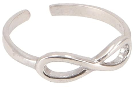 GURU SHOP tåring i silver, evighets-tåring, fotsmycke